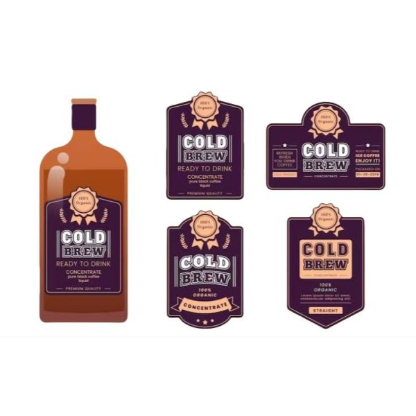 Beer Bottle Label Packing By Rolls or Sheets Lead Time Normal in 5-7 Days We Are an More Professional Than Trading Company