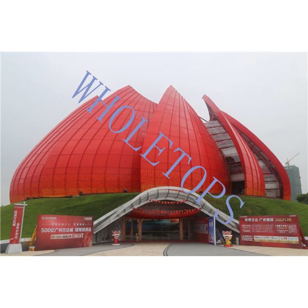 Exterior PVDF Coated 4.0MM Perforated Aluminum Panel For Buildings