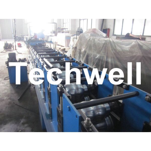 15m/Min 0.8mm Seamless Rainwater Gutter Machine With Hydraulic Decoiler