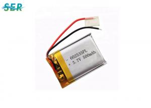 China Long Cycle Life Lithium Polymer Rechargeable Battery 3.7V 602535 For MP3 MP4 Player on sale