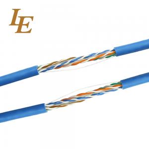 Cheap 4 In 1 Cat5e Cable Wiring Unshielded , Twisted Cat 5 Ethernet Cord Various Color for sale