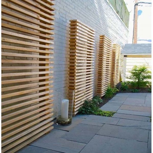 Outdoor Wood Plastic Composite Wall Panel 26mm Decoration Cladding Exterior Wall Panels