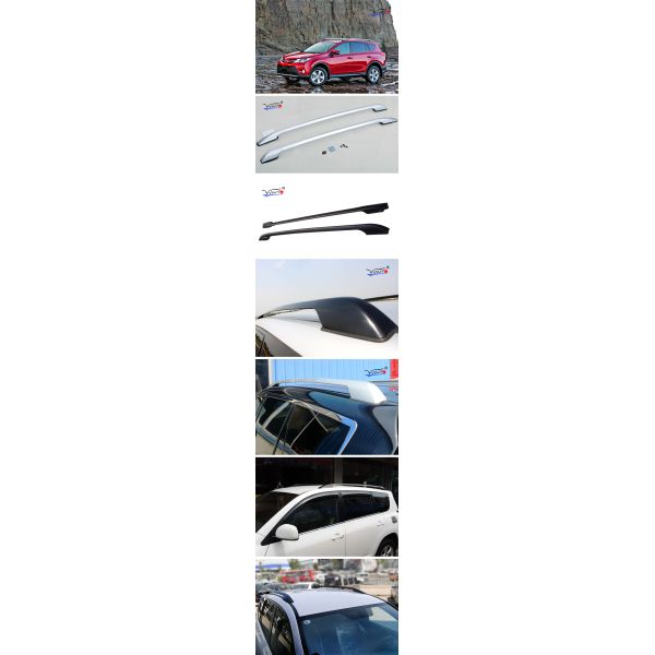 Adjustable C067 Car Roof Rack Rails For Toyota Rav4 2006-2012 Silver Color