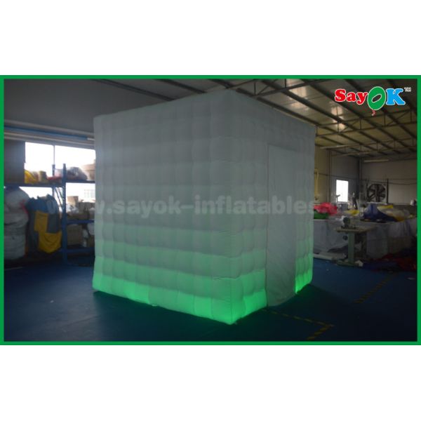 Inflatable Photo Studio 2.5 X 2.5 X 2.5m 3D Inflatable Photo Booth Kiosk Frames Enclose Decoration Wedding