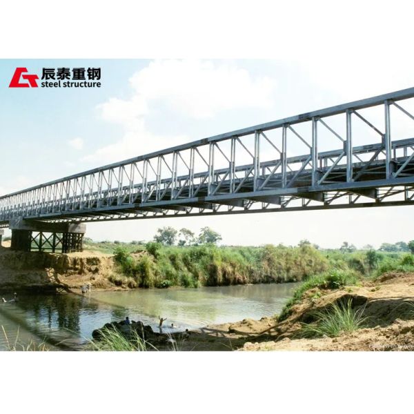Metal Truss Bridge Construction Fast Speed Modular Steel Structure Beam
