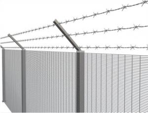 Cheap 4.5mm Prision Concertina Razor Wire Fence PVC Coated Wire Mesh Fence Anti Acid for sale