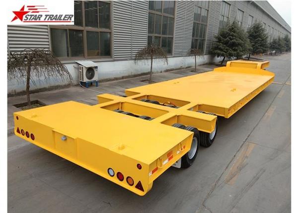 Quality 60-100T Heavy Duty Lowboy Trailer Highly Robust Structure Steel Material wholesale