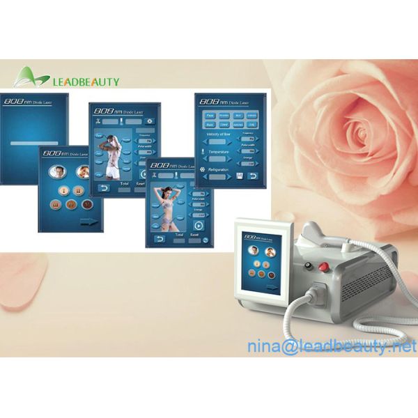 For salon use 20-70J/cm2 energy  diode laser hair removal machine