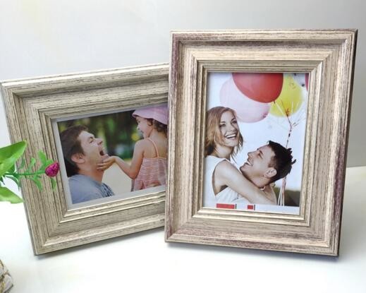 6 inch High Quality PS material imitate metal fasional photo frame