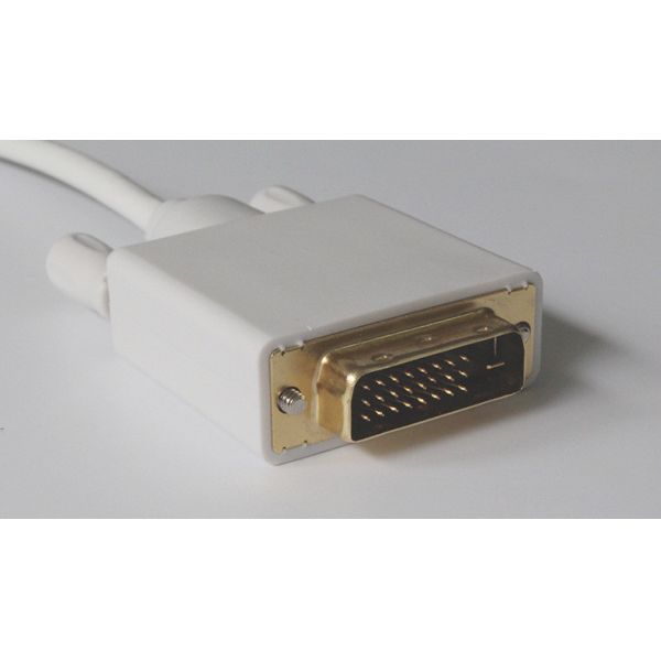 DVI to HDMI Adapter with DVI 24+1, 1 Male Socket and HDMI 19P Male Cable Connector