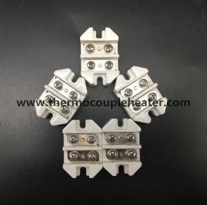 Cheap High Temperature Ceramic Connector White Glazed 250V - 25A for sale