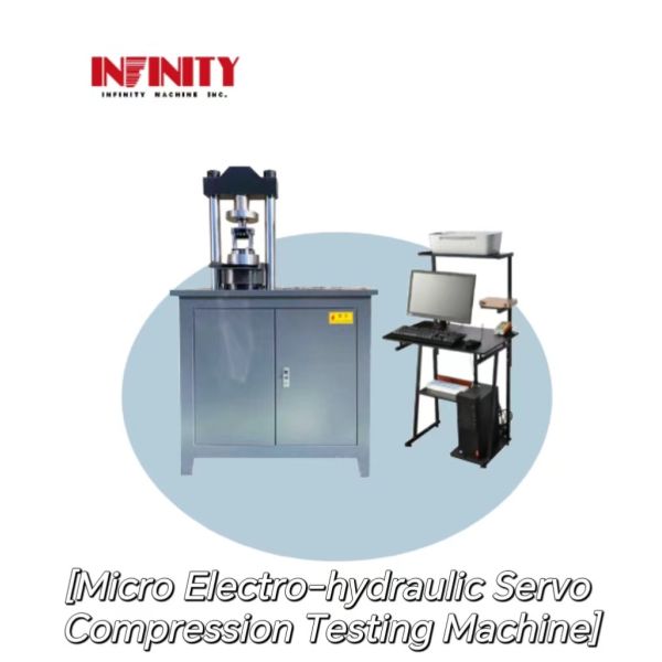 Micro Electro Hydraulic Servo Building Materials Compression Fatigue Testing Machine