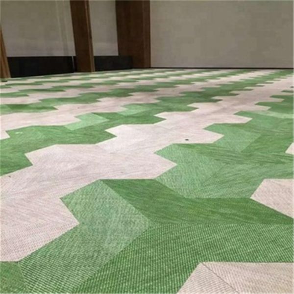 High Strength Woven Vinyl Flooring , 2m Width Woven Pvc Flooring