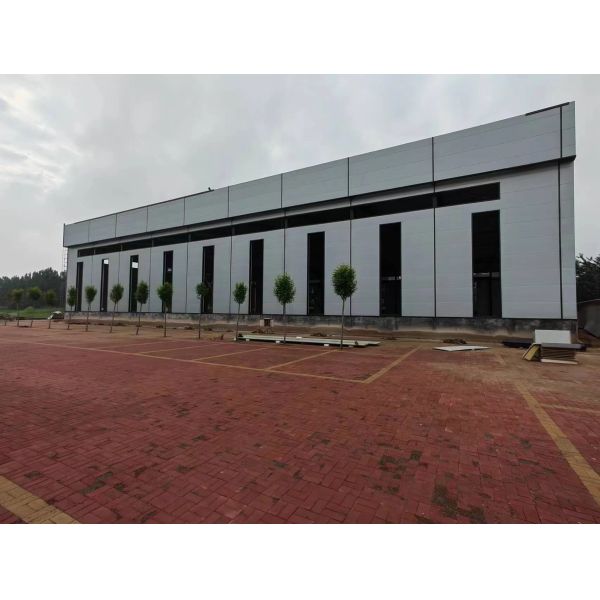 Sound Insulation Q345  Prefabricated Metal  Warehouse Steel Structure Building