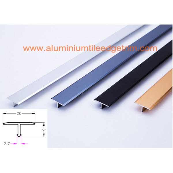 Aluminium Laminate Flooring Trims And Edging Transition Strip Decoration