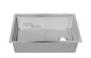 China Polished Kitchen Workstation Sink 16G 32 Inch Sound Deadening Insulation on sale