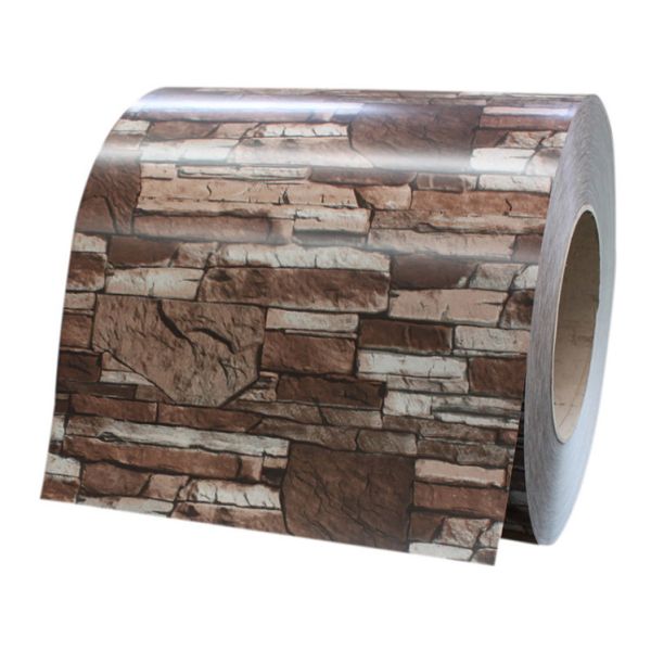 Brick Grain Color Coated Aluminum Coil 1100 Dirt Resistant