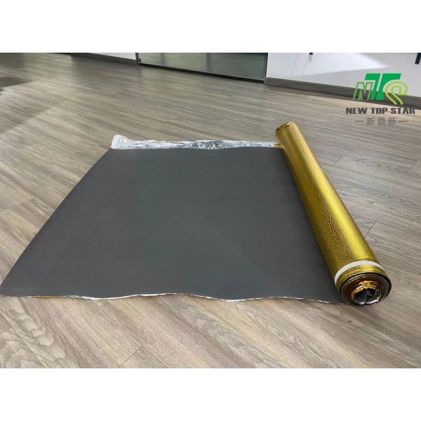 Premium Gold Wood Flooring Underlayment Eco Silent Sound Underlayment 3mm 110kg/m3