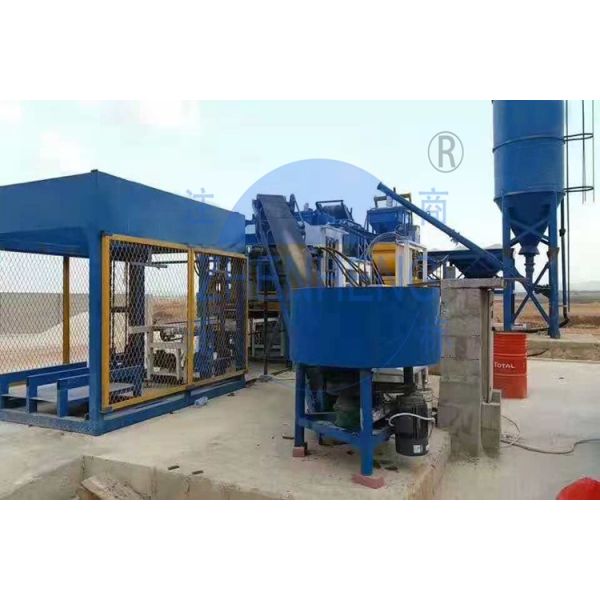 QT12-15 PLC Control Concrete Brick Making Machine , Hydraulic Automatic Hollow Block Machine