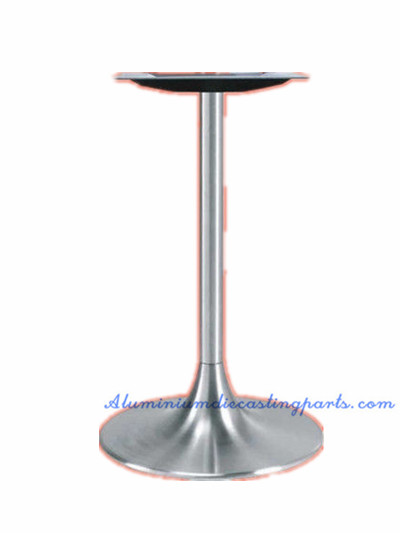 High Polished Aluminium Die Castings Alloy Table Base For Furniture Part