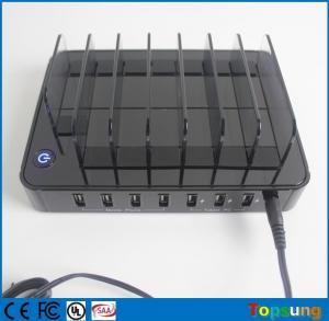 Cheap 7 port Multi usb phone charger station desk charging for cell phone Smartphone for sale