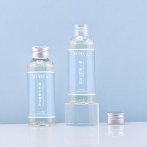 China Round 100ml Plastic Packaging Bottles With Cap Drink Water Bottles Hot Stamping on sale