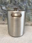 2L Mini keg growler stainless steel food grade material Beer growler with tap