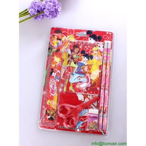 Children Promotional Back to School Stationery Set,personalized stationery set