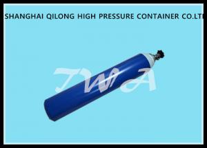 Cheap 6L Blue Medical Oxygen Gas Cylinder / small oxygen bottle Diameter 137mm for sale