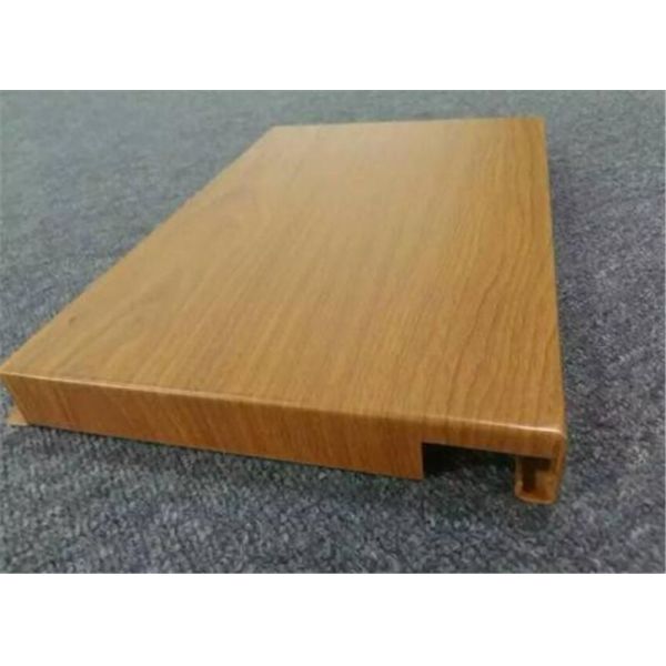 Corrosion Resistance 4.5mm Aluminium Wood Panel Length 600mm-4500mm