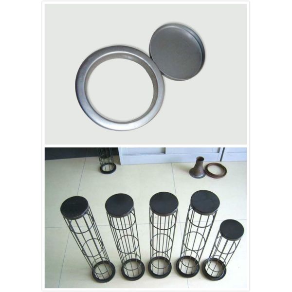 High Strength Filter Parts Filter Cage Top And Bottom Cap Easy To Install