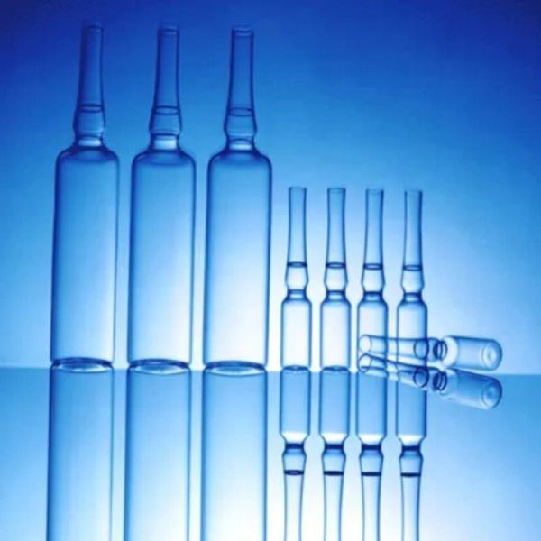 Clear Ampoule Vial Empty Pharmaceutical Glass Medication Ampoules