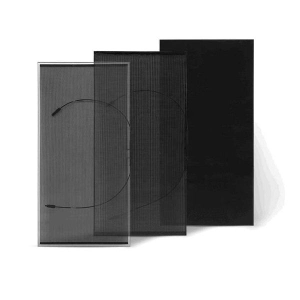 240W Transparent BIPV Glass Curtain Wall PV Facade Module with Class A Fire Safety