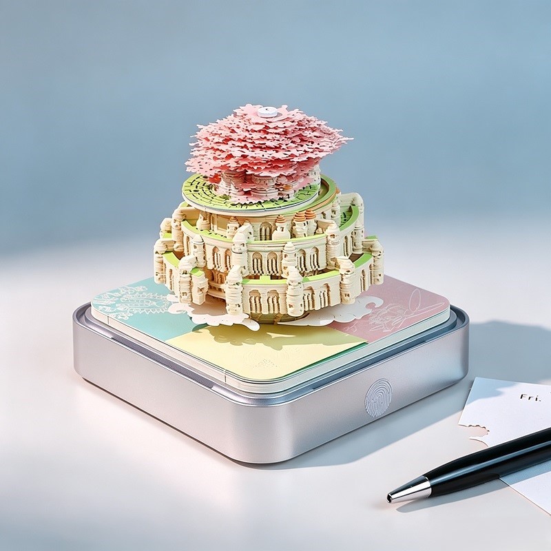 DIY tear-away 3D art calendar With Custom Design And Creative Paper Sculpture