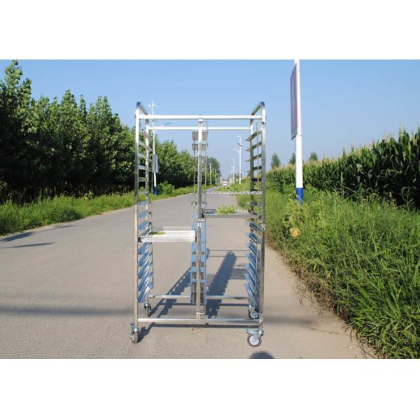 Kitchen Equipment SGS 316L 0.8mm Stainless Steel Food Trolley