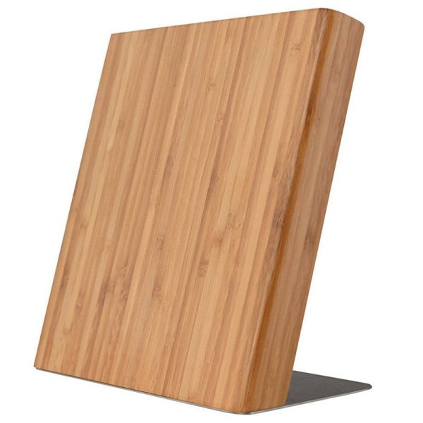 Standing Universal Bamboo Knife Block Custom Shaped For Kitchen Ware
