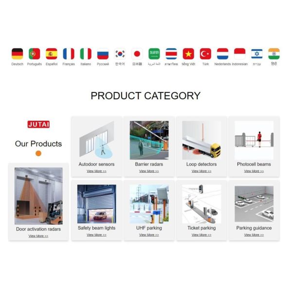 Blanking Anti Smashing Safety Light Curtain For Industrial Gate Automatic Door