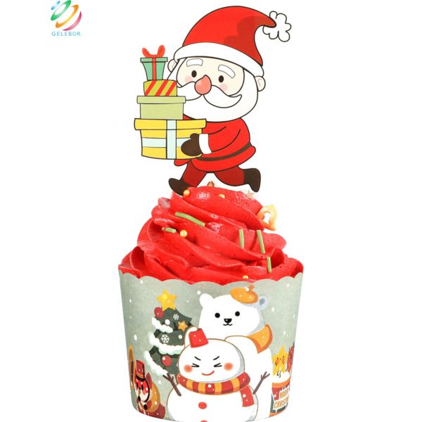 Small Muffin Paper Liners Cake Pans Tray High Temperature Resistant