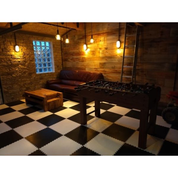 Colorful 6.5mm Garage Tiles PVC Interlocking Floor Tiles For Garage