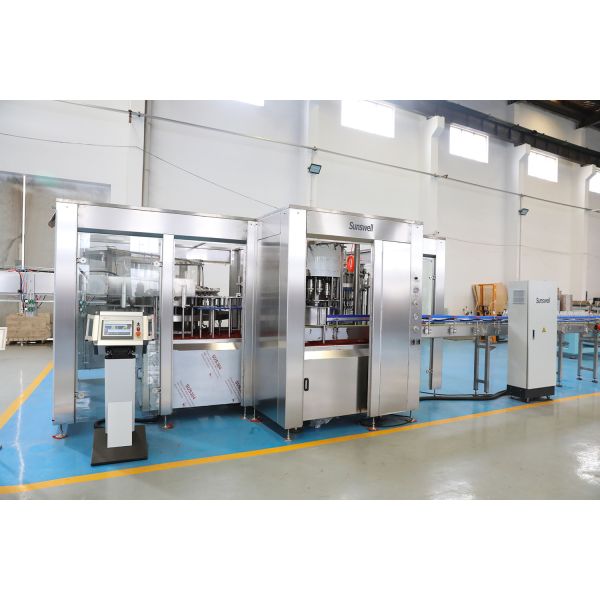 CE 2000ml Soda Drink Water Filling Machine  Gravity Flow Valve