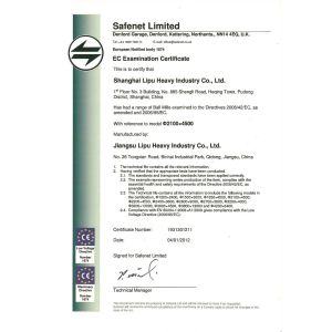 Zhengzhou Zhongding Heavy Duty Machine Manufacturing Co., Ltd Certifications