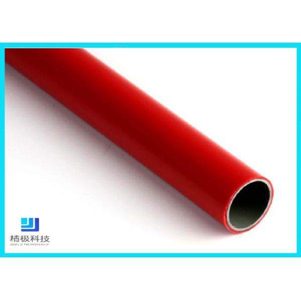 Q235 Steel Pipe PE/ABS Coated Lean Tube OD 28mm For Production Line