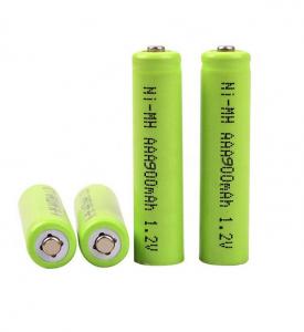 Cheap UN38.3 1.2V AAA 900mAh NIMH Rechargeable Battery for sale
