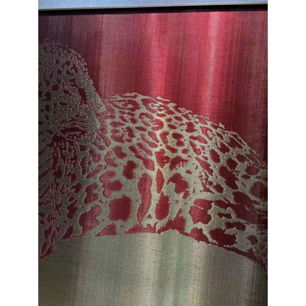 Fireproof Decorative Copper Mesh 1.5mm Thickness Leopard Pattern