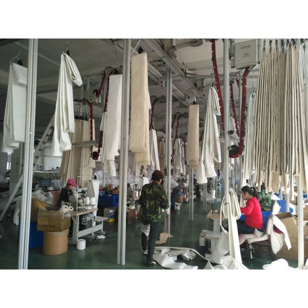 Polyimide(P84) High Temperature Filter Bags With PTFE Membrane Customized Size