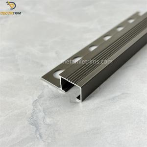 Cheap Stair Tread Nose Straight Edge Tile Trim Corner YJ-020 12.6mm for sale