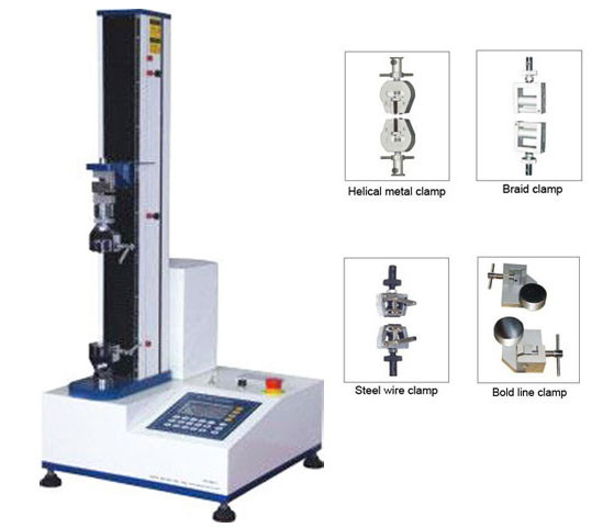 Electronic Tensile Testing Machine Multiple Clamps Force and elongation display
