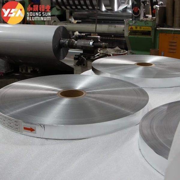 AL PET Single Side Laminated Foil 100mm-700mm Outside Diameter