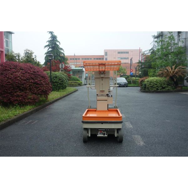 Vertical Mast Type One Man lift Electric Aerial Work Platform Order Picker For Warehouse