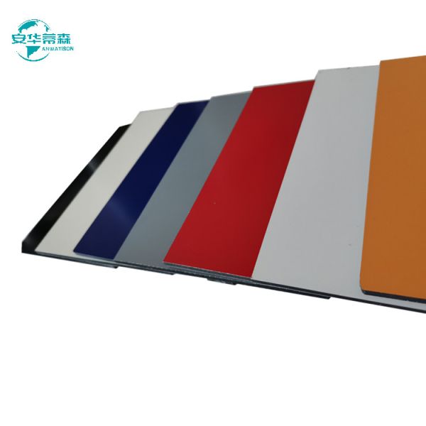 Solid Color 3mm Composite Panel Weather Resistance Sandwich Acp Panel 1220mm 1250mm